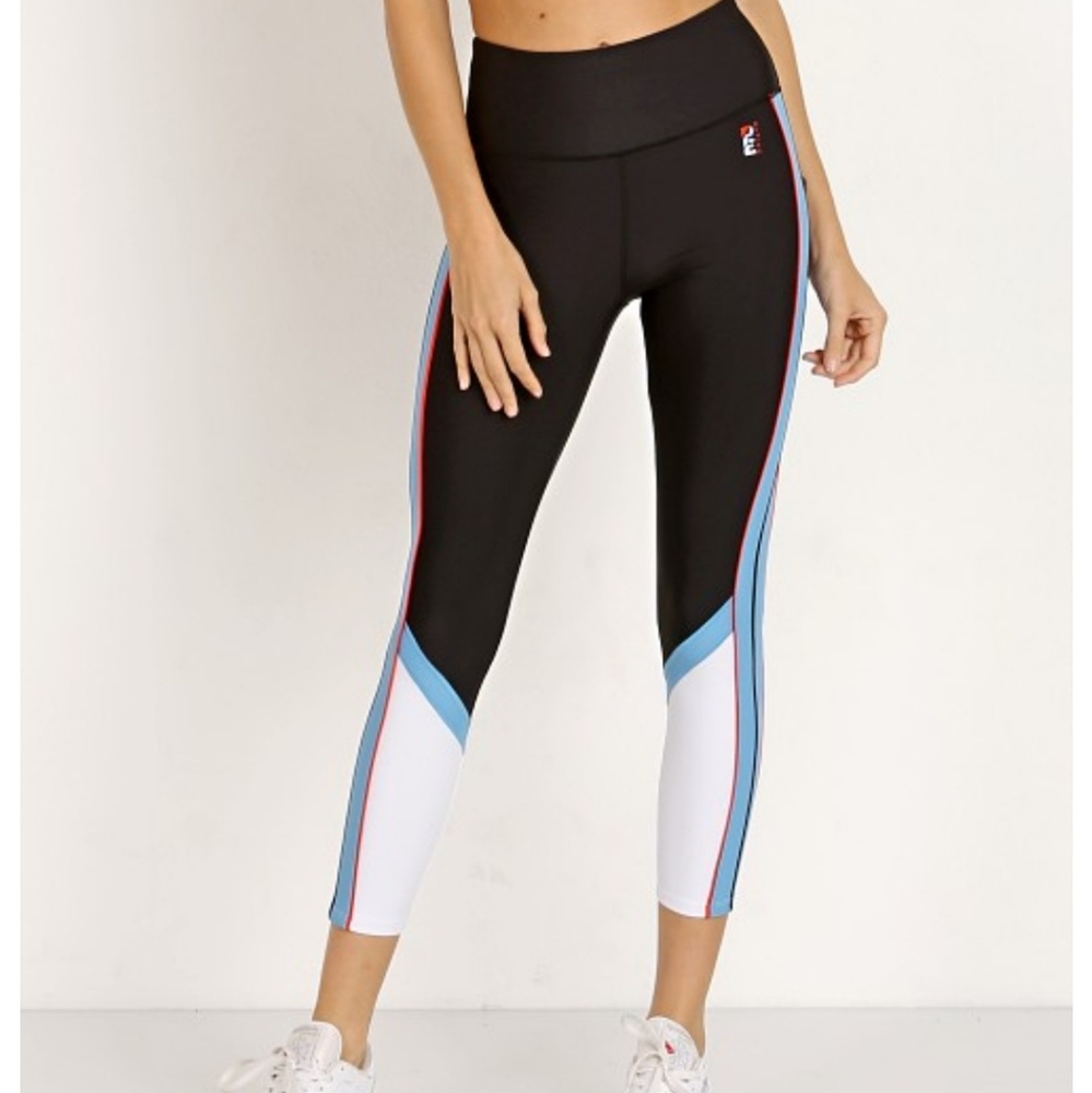 P.E NATIONThe Backboard Legging Black/Sky/White